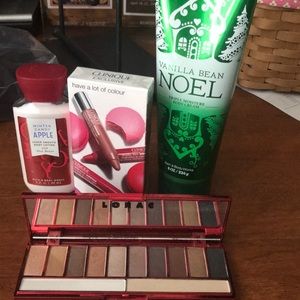 Clinique lipstick, Bath and Body works & Lorac